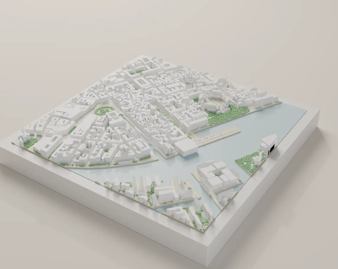Nyhavn i hvid ramme